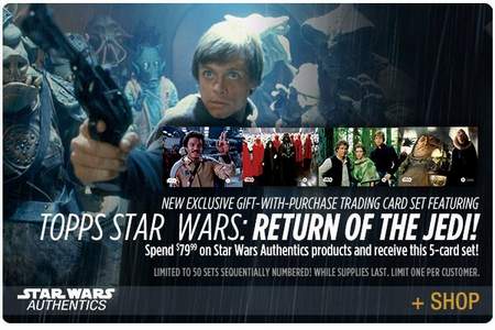 Star Wars Authentics - Return of the Jedi trading card set